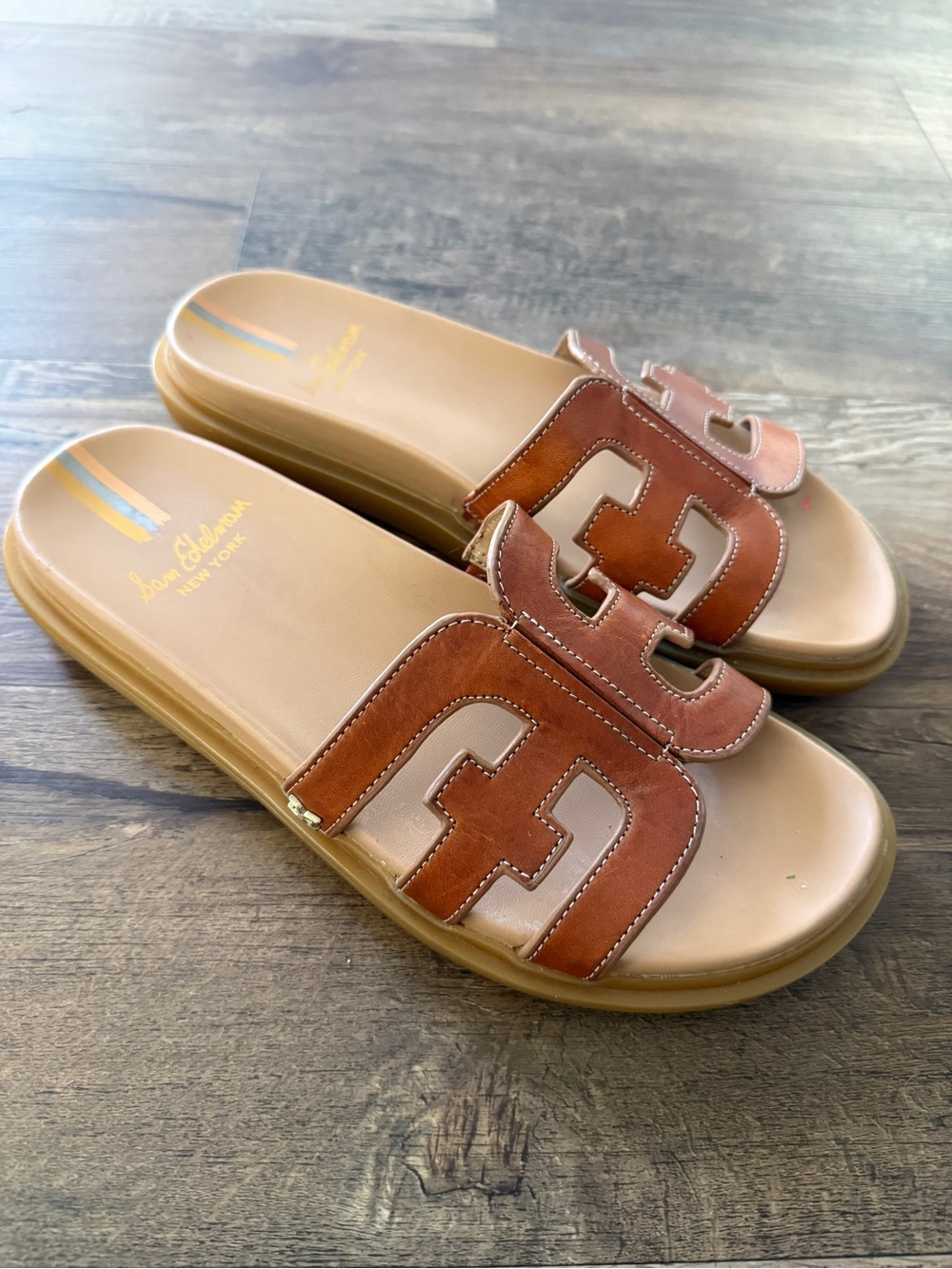 Sam Edelman valeri padded slides sandals 8